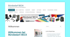 Desktop Screenshot of beck-buero.de